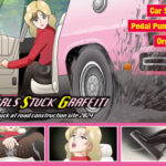 Car stuck at road construction site 2024(スタジオGSG) [d_382136]