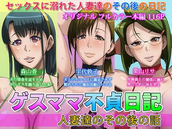 ゲスママ不貞日記4 人妻達のその後の話(B級サイト) [d_383304]