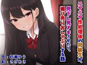 ニヤニヤ性処理係の同級生が、見下し見ヌキさせたり、媚び売りおしゃぶりする話(さざめき通り) [d_387367]