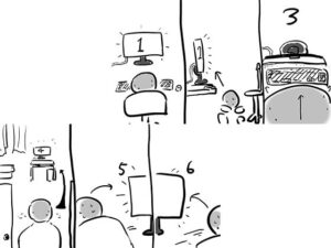 しゃがむとパンツが見えるCG集(ヒロカワミズキ（スタジオ・ジナシスタ！！）) [d_391156]