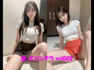座ってパンチラ vol002(カマキリン) [d_299984]