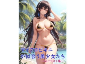 マイクロビキニが似合う美少女たち〜AIイラスト集〜(くりきんとん) [d_339393]