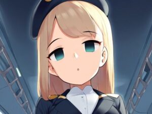 CAの女の子が催●にかかってスカートをたくし上げている画像(催●スキ) [d_363948]