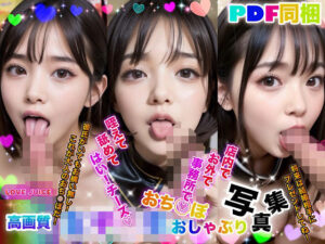 女子◯生おち◯ぽおしゃぶり写真集〜咥えて舐めてはい！チーズ〜(LOVE JUICE) [d_377911]