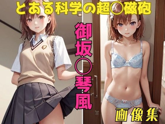 とある科学の超◯磁砲 御坂◯琴 画像集(パンティー旅情) [d_380052]