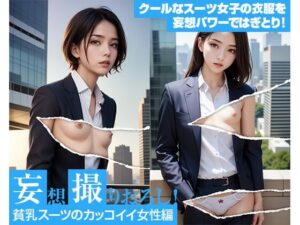 妄想撮りおろし！貧乳スーツのカッコイイ女性編(6TRAINER) [d_380781]