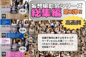 出張で地元に来ていたキャリアウーマンと××した話/総集編(AI妄想撮影会) [d_380929]