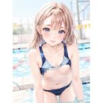 水泳女子のえっちなじかん！(えちえちAIイラスト) [d_381794]