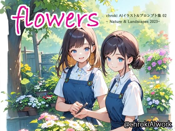 『flowers』 chroki AIイラスト＆プロンプト集 02(グッドプロンプト) [d_383157]