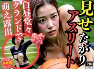 みせたがりアスリート！白昼堂々グラウンドで萌え露出☆(AOKI) [d_383430]