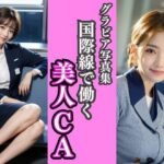 グラビア写真集｜国際線で働く美人CA(桜/AIart) [d_386511]