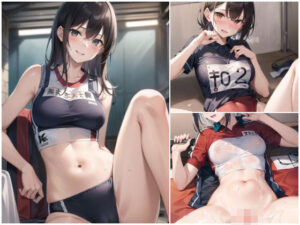 【ゴールでイク】 痴女陸上美女のサロンでイカセまくり(ほわいと・すぷらっしゅ！) [d_387450]