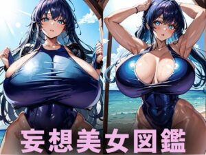 爆乳水着美女【妄想イラスト美女図鑑vol.82】(AIイラスト美女研究所) [d_387823]