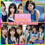 女子校生の淫乱部活【水泳部/テニス部/バレーボール部】(AIstudio) [d_387848]