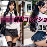 女子校生制服コレクション 黒髪(だいひょうとりしまられやくステーブルディフィコ) [d_388902]