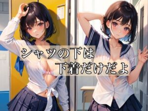 シャツの下は下着だけだよ(スタジオフェチ) [d_389887]