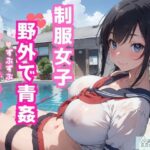 制服女子野外で青姦ずぶずぶえっち(桜坂美少女倶楽部) [d_390101]