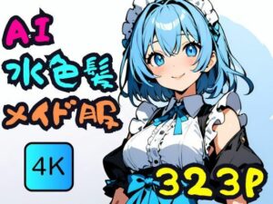 AI水色髪メイド服(水樹トワ) [d_390421]