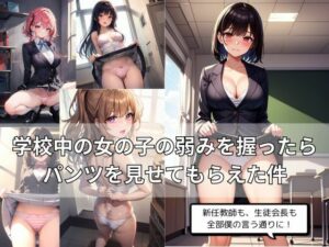 学校中の女の子の弱みを握ったら パンツを見せてもらえた件(RAMA) [d_390537]