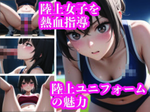 陸上女子を熱血指導！陸上ユニフォームの魅力(ふりかけテキーラ) [d_390642]