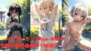 パンツ×ちっぱい×水遊び(たけよし) [d_391097]