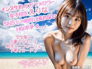 インスタ約5万フォロワーの女子校生えりなのSNSじゃ絶対に見せれないHなボディ♪(erina) [d_391462]
