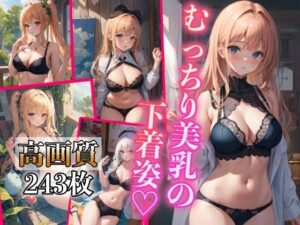 むっちり美乳の下着姿 〜美巨乳女子のそそる卑猥な姿〜(スタジオばなな) [d_392471]