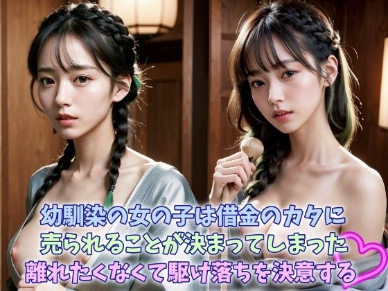 幼馴染の女の子は借金のカタに売られることが決まってしまった離れたくなくて駆け落ちを決意する 巨乳美女は若くて美しい(ルビーコスモス) [d_392720]