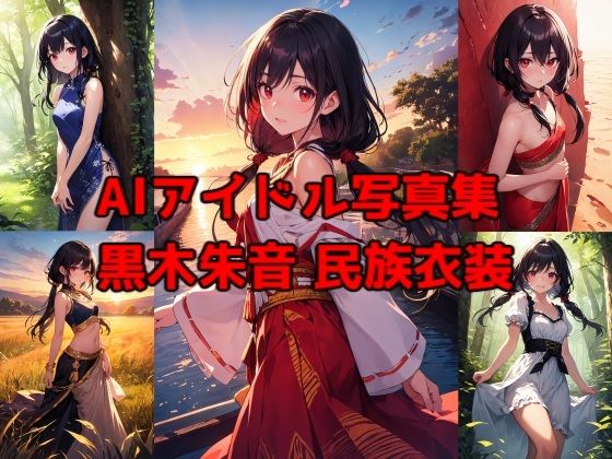 AIアイドル写真集黒木朱音（アカネ）民族衣装(きゅりうむ) [d_393262]