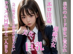 クラスの同級生と二人きり、急に脱ぎ出して興奮が止まらない(NINJYA) [d_393476]