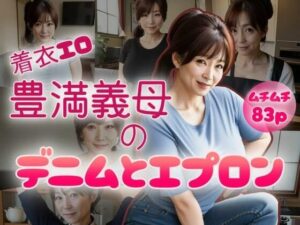 【着衣エロ】豊満義母のデニムとエプロン【ムチムチの83p】(紐をギュッとね) [d_393491]