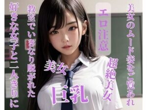 好きな女子と二人きりに、教室でいきなり脱がれた(你好) [d_393512]