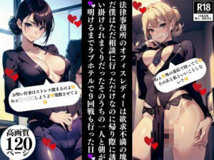 法律事務所のオフィスレディーは欲求不満の塊だ僕はただ相談に行っただけなのに帰り際に誘い掛けられまくりだったそのうちの一人と朝が明けるまでラブホテルで9回戦も行った日(Eサークル) [d_354658]