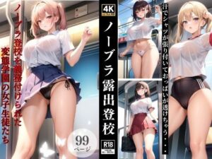 ブラ禁止！これじゃあ…おっぱい丸見えだよ…(艶技網羅) [d_357351]