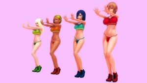 【ふたなりダンス】JKたちのチンプラエクササイズ（応援版）(JOKERのアトリエ) [d_377738]