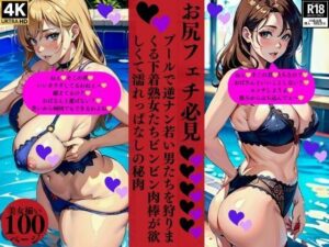 お尻フェチ必見プールで逆ナン若い男たちを狩りまくる下着熟女たちビンビン肉棒が欲しくて濡れっぱなしの秘肉(ろサークル) [d_381777]