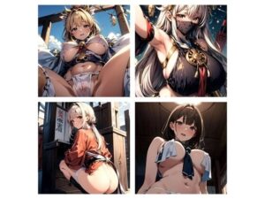 伝統的な祭りという言い訳でエッチな衣装を無理やり着させられた女子達アニメチック(フェチコン) [d_394460]