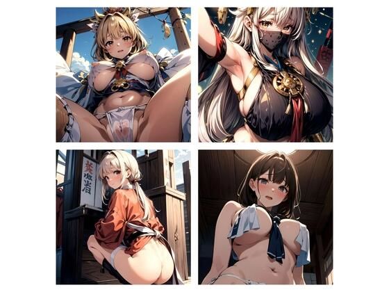 伝統的な祭りという言い訳でエッチな衣装を無理やり着させられた女子達アニメチック(フェチコン) [d_394460]