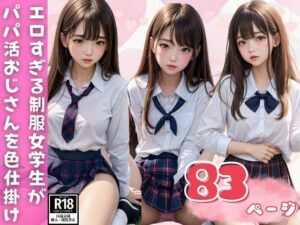 エロすぎる制服女学生がパパ活おじさんをメロメロ色仕掛け(AIみかん) [d_394691]