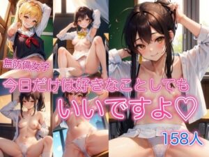 今日だけは好きなことしてもいいですよ 〜無防備女子158人〜(AIドリーム工房) [d_394980]
