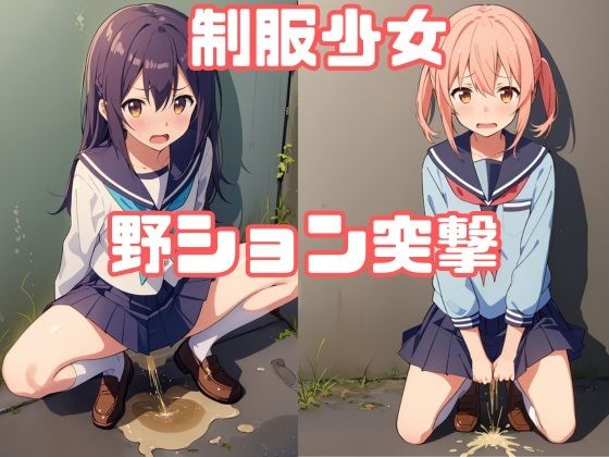 野ションしている制服少女に突撃してみた(でのいず) [d_395430]