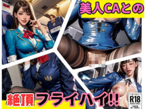 美人CAと絶頂フライハイ！！(痴女も歩けば棒にアタる) [d_396022]