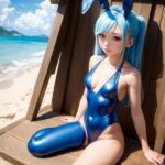 【ベスト版】ねこ耳競泳水着【AI生成】(AI美女集) [d_398078]