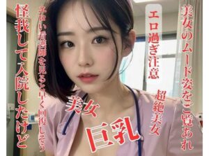 怪我して入院したけどエロい看護師を見ると早く回復しそう(お花畑) [d_398898]