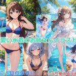 超可愛い水着のお姉さんイラスト集160枚！(古竜の使い魔) [d_399707]