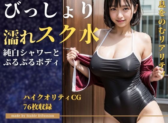 【ハイクオリティCG】びっしょり濡れスク水(変態カントク。) [d_401324]