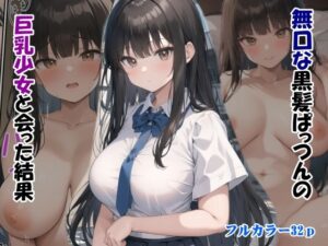 無口な黒髪ぱっつん巨乳少女と会った結果(とるんかた) [d_401775]