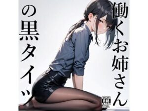 働くお姉さんの黒タイツ(電脳戯画) [d_402673]