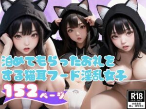 泊めてもらったお礼をする猫耳フード淫乱女子152枚(妄想AI美女) [d_404768]