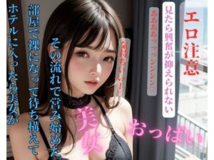 ホテルに入ったら美女が部屋で裸になって待ち構えてその流れで営み始めた(玩具) [d_407033]